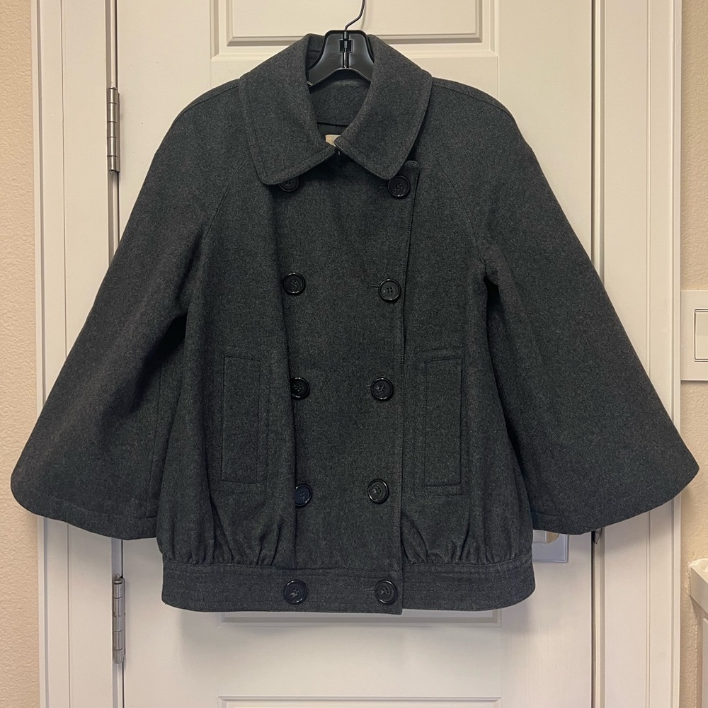 Elizabeth and James Kids Charcoal Pea Coat